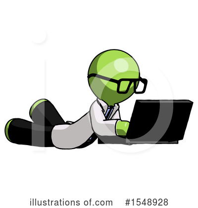 Royalty-Free (RF) Green Design Mascot Clipart Illustration by Leo Blanchette - Stock Sample #1548928