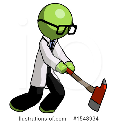 Royalty-Free (RF) Green Design Mascot Clipart Illustration by Leo Blanchette - Stock Sample #1548934