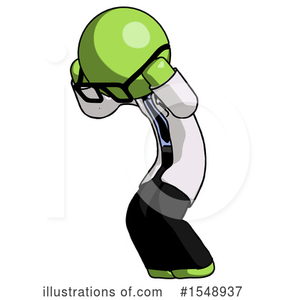 Royalty-Free (RF) Green Design Mascot Clipart Illustration by Leo Blanchette - Stock Sample #1548937