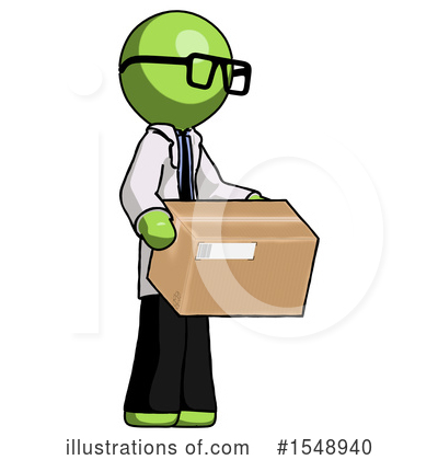 Royalty-Free (RF) Green Design Mascot Clipart Illustration by Leo Blanchette - Stock Sample #1548940