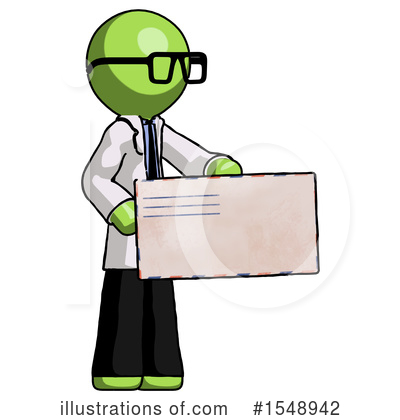 Royalty-Free (RF) Green Design Mascot Clipart Illustration by Leo Blanchette - Stock Sample #1548942
