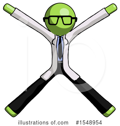 Royalty-Free (RF) Green Design Mascot Clipart Illustration by Leo Blanchette - Stock Sample #1548954