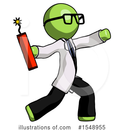 Royalty-Free (RF) Green Design Mascot Clipart Illustration by Leo Blanchette - Stock Sample #1548955
