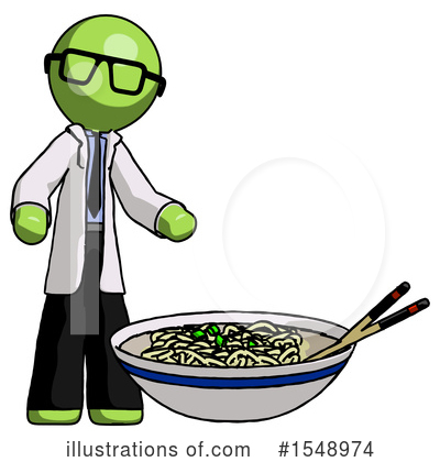 Royalty-Free (RF) Green Design Mascot Clipart Illustration by Leo Blanchette - Stock Sample #1548974
