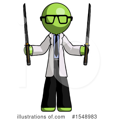 Royalty-Free (RF) Green Design Mascot Clipart Illustration by Leo Blanchette - Stock Sample #1548983