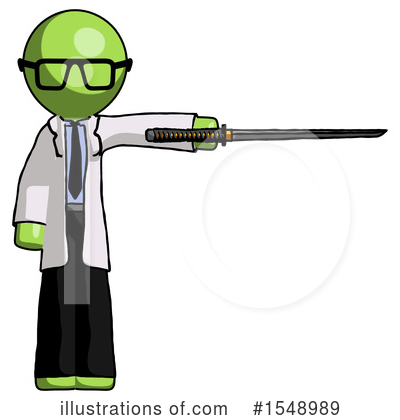 Royalty-Free (RF) Green Design Mascot Clipart Illustration by Leo Blanchette - Stock Sample #1548989
