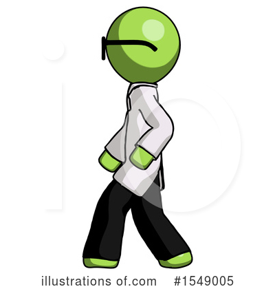 Royalty-Free (RF) Green Design Mascot Clipart Illustration by Leo Blanchette - Stock Sample #1549005