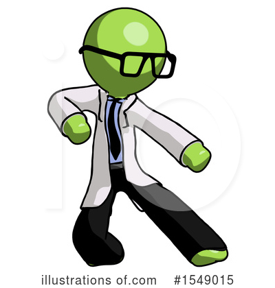 Royalty-Free (RF) Green Design Mascot Clipart Illustration by Leo Blanchette - Stock Sample #1549015