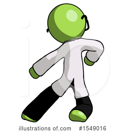 Royalty-Free (RF) Green Design Mascot Clipart Illustration by Leo Blanchette - Stock Sample #1549016