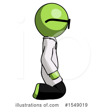 Royalty-Free (RF) Green Design Mascot Clipart Illustration by Leo Blanchette - Stock Sample #1549019
