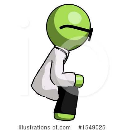 Royalty-Free (RF) Green Design Mascot Clipart Illustration by Leo Blanchette - Stock Sample #1549025