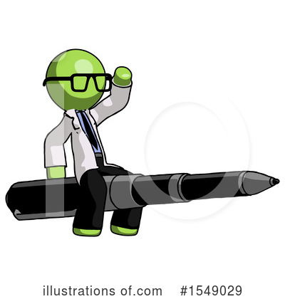 Royalty-Free (RF) Green Design Mascot Clipart Illustration by Leo Blanchette - Stock Sample #1549029