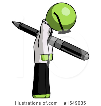 Royalty-Free (RF) Green Design Mascot Clipart Illustration by Leo Blanchette - Stock Sample #1549035