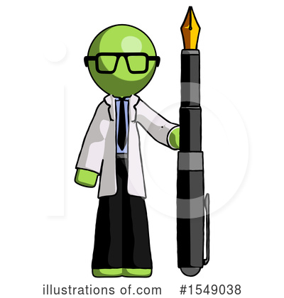 Royalty-Free (RF) Green Design Mascot Clipart Illustration by Leo Blanchette - Stock Sample #1549038