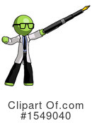 Green Design Mascot Clipart #1549040 by Leo Blanchette