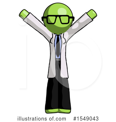 Royalty-Free (RF) Green Design Mascot Clipart Illustration by Leo Blanchette - Stock Sample #1549043