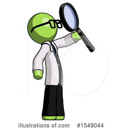 Royalty-Free (RF) Green Design Mascot Clipart Illustration by Leo Blanchette - Stock Sample #1549044