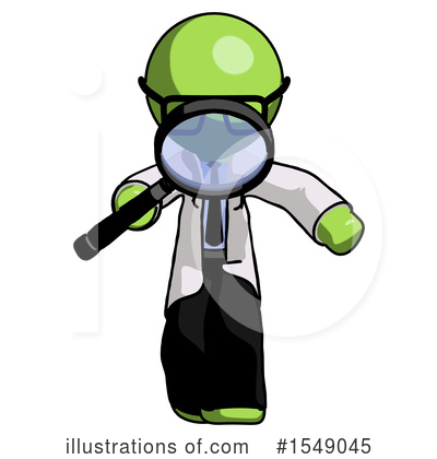 Royalty-Free (RF) Green Design Mascot Clipart Illustration by Leo Blanchette - Stock Sample #1549045
