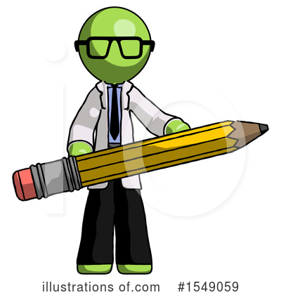 Royalty-Free (RF) Green Design Mascot Clipart Illustration by Leo Blanchette - Stock Sample #1549059