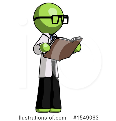 Royalty-Free (RF) Green Design Mascot Clipart Illustration by Leo Blanchette - Stock Sample #1549063