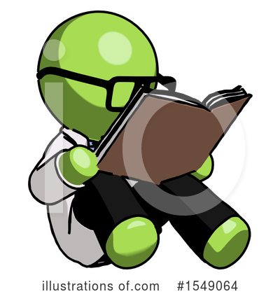 Royalty-Free (RF) Green Design Mascot Clipart Illustration by Leo Blanchette - Stock Sample #1549064