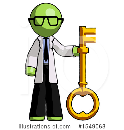 Royalty-Free (RF) Green Design Mascot Clipart Illustration by Leo Blanchette - Stock Sample #1549068