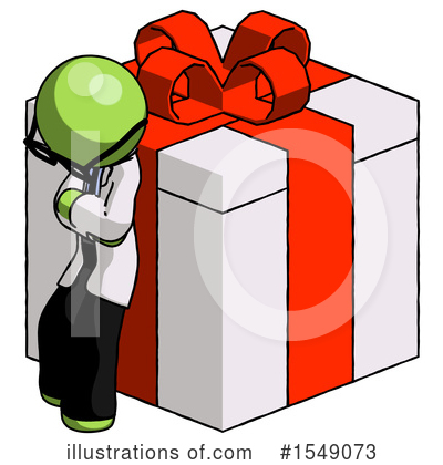 Royalty-Free (RF) Green Design Mascot Clipart Illustration by Leo Blanchette - Stock Sample #1549073