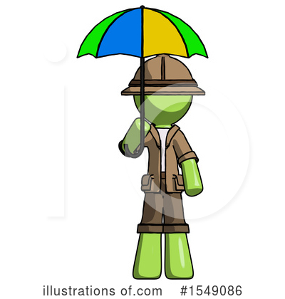 Royalty-Free (RF) Green Design Mascot Clipart Illustration by Leo Blanchette - Stock Sample #1549086
