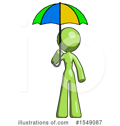 Royalty-Free (RF) Green Design Mascot Clipart Illustration by Leo Blanchette - Stock Sample #1549087