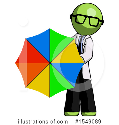 Royalty-Free (RF) Green Design Mascot Clipart Illustration by Leo Blanchette - Stock Sample #1549089