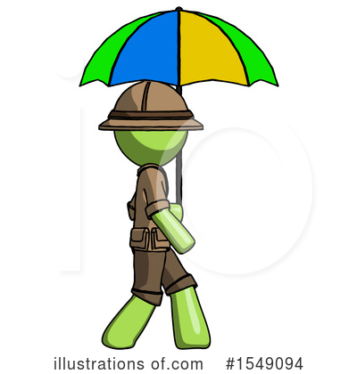 Royalty-Free (RF) Green Design Mascot Clipart Illustration by Leo Blanchette - Stock Sample #1549094