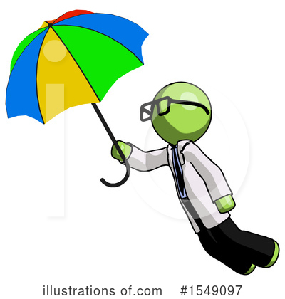 Royalty-Free (RF) Green Design Mascot Clipart Illustration by Leo Blanchette - Stock Sample #1549097