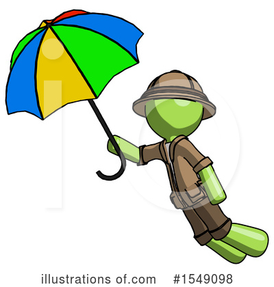 Royalty-Free (RF) Green Design Mascot Clipart Illustration by Leo Blanchette - Stock Sample #1549098