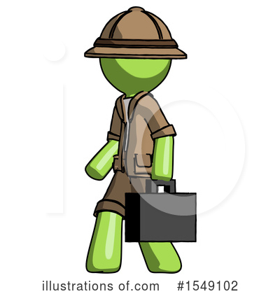 Royalty-Free (RF) Green Design Mascot Clipart Illustration by Leo Blanchette - Stock Sample #1549102