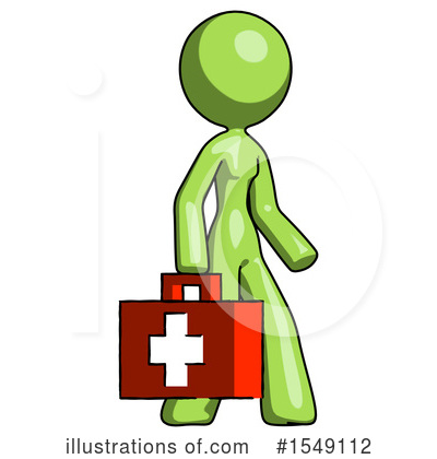 Royalty-Free (RF) Green Design Mascot Clipart Illustration by Leo Blanchette - Stock Sample #1549112
