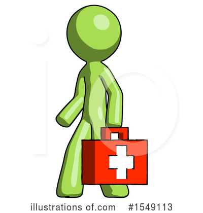 Royalty-Free (RF) Green Design Mascot Clipart Illustration by Leo Blanchette - Stock Sample #1549113