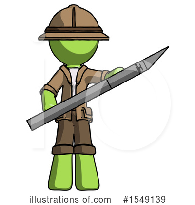 Royalty-Free (RF) Green Design Mascot Clipart Illustration by Leo Blanchette - Stock Sample #1549139