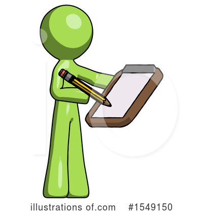 Royalty-Free (RF) Green Design Mascot Clipart Illustration by Leo Blanchette - Stock Sample #1549150