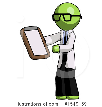 Royalty-Free (RF) Green Design Mascot Clipart Illustration by Leo Blanchette - Stock Sample #1549159