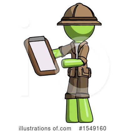 Royalty-Free (RF) Green Design Mascot Clipart Illustration by Leo Blanchette - Stock Sample #1549160