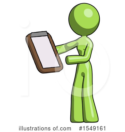 Royalty-Free (RF) Green Design Mascot Clipart Illustration by Leo Blanchette - Stock Sample #1549161