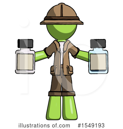 Royalty-Free (RF) Green Design Mascot Clipart Illustration by Leo Blanchette - Stock Sample #1549193