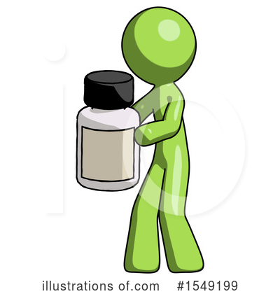 Royalty-Free (RF) Green Design Mascot Clipart Illustration by Leo Blanchette - Stock Sample #1549199