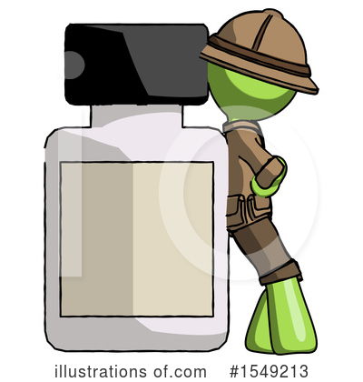 Royalty-Free (RF) Green Design Mascot Clipart Illustration by Leo Blanchette - Stock Sample #1549213