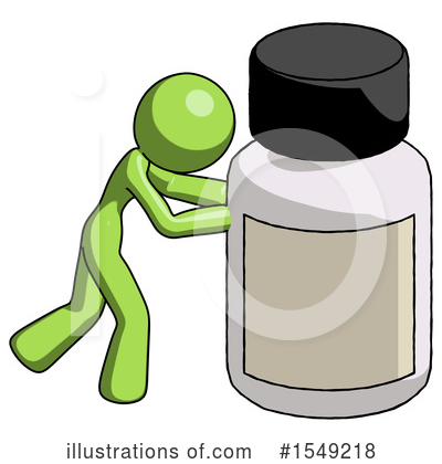 Royalty-Free (RF) Green Design Mascot Clipart Illustration by Leo Blanchette - Stock Sample #1549218