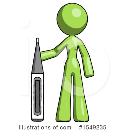 Royalty-Free (RF) Green Design Mascot Clipart Illustration by Leo Blanchette - Stock Sample #1549235