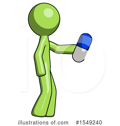 Royalty-Free (RF) Green Design Mascot Clipart Illustration by Leo Blanchette - Stock Sample #1549240