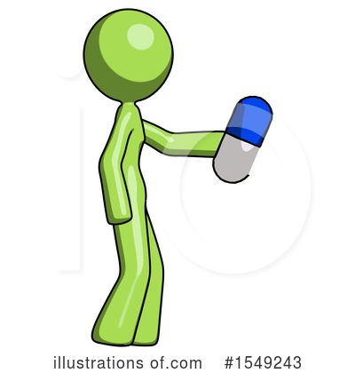 Royalty-Free (RF) Green Design Mascot Clipart Illustration by Leo Blanchette - Stock Sample #1549243