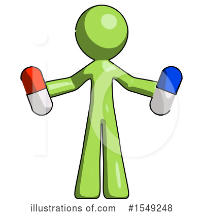 Royalty-Free (RF) Green Design Mascot Clipart Illustration by Leo Blanchette - Stock Sample #1549248
