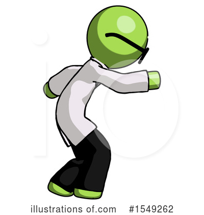 Royalty-Free (RF) Green Design Mascot Clipart Illustration by Leo Blanchette - Stock Sample #1549262